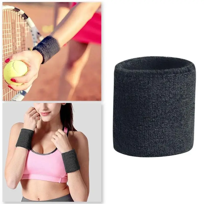 Спортивный костюм для девочек из хлопка Полотенца Sweatband браслет на запястье