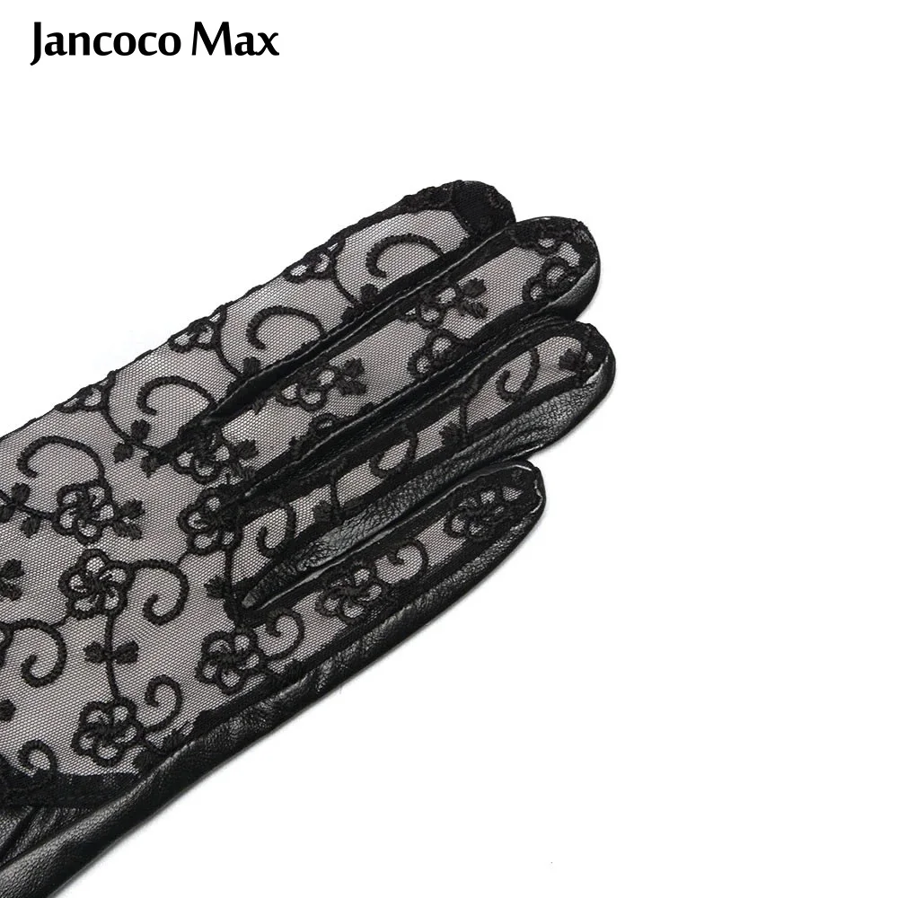 Jancoco Max кружевные перчатки для сенсорного экрана Женские варежки из натуральной