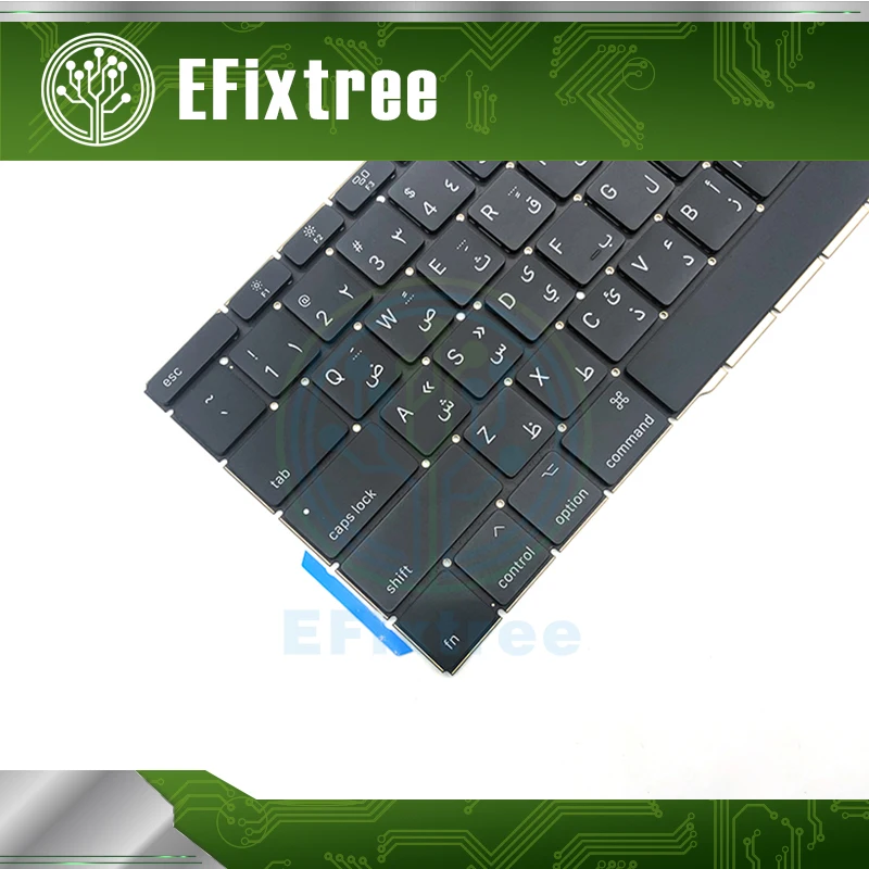 Оригинальный Новый A1708 клавиатура арабский с подсветкой для Macbook Pro retina 13 &quotA1708