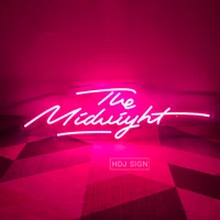 the midnight custom neon sign bar pub wall decor home room decor suitable for studio party luminescent signboard