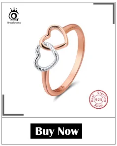 ORSA JEWELS роскошное кольцо из стерлингового серебра 925 пробы, 10 мм, с выемками, милое сердце, регулируемое кольцо, любовь, Женские Ювелирные изделия для свадебной вечеринки SR106