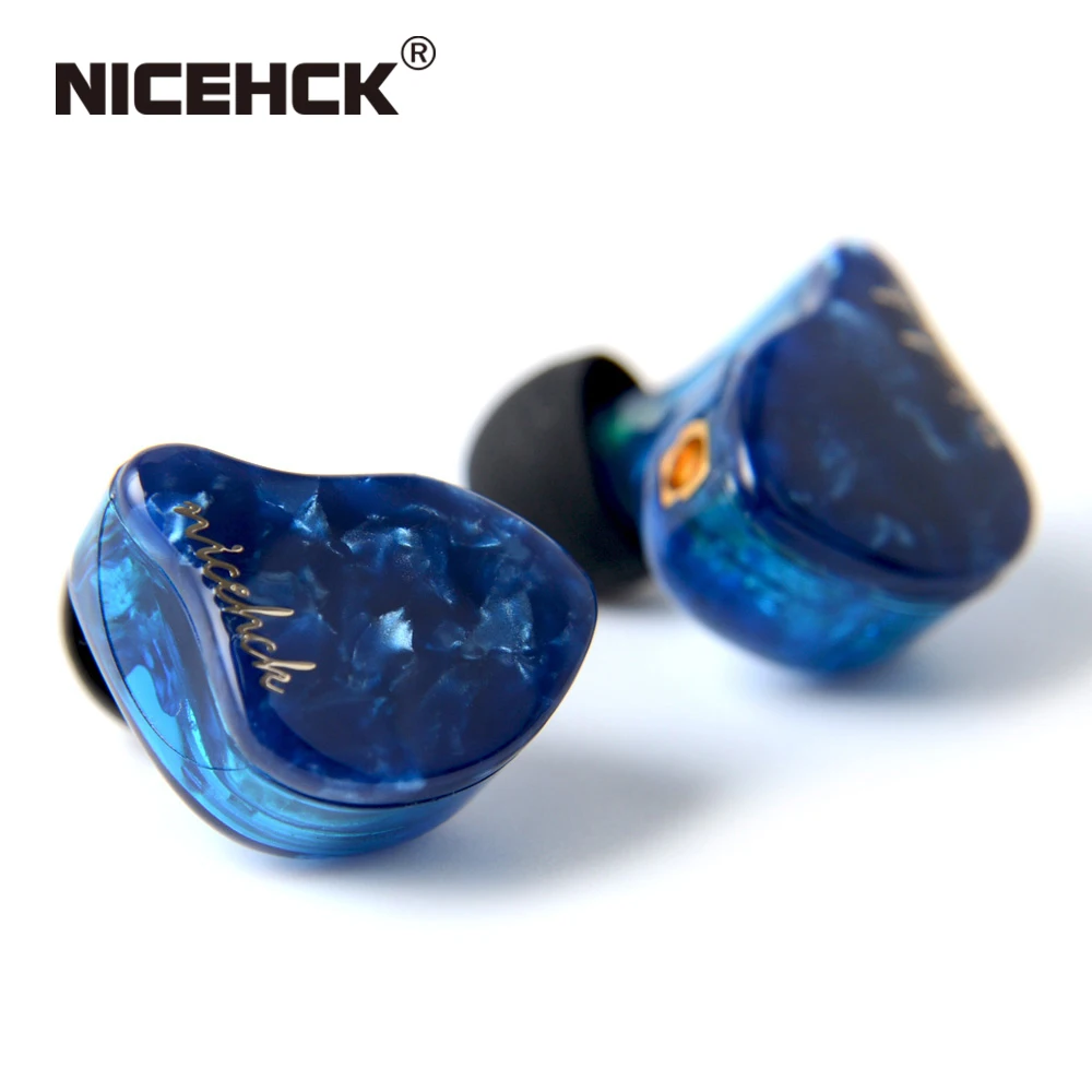 Наушники вкладыши NiceHCK P3 2BA + 1DD гибридные с 3 приводами Hi Fi мониторная гарнитура