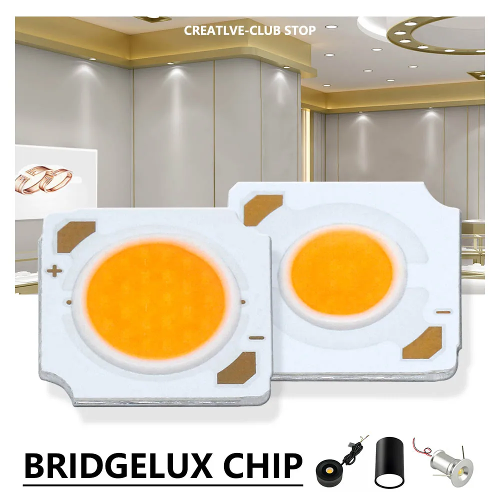 10 шт. светодиодная матрица Bridgelux 1835 светодиодный чип COB лампочки 3 Вт 5 7 12 В 24 для