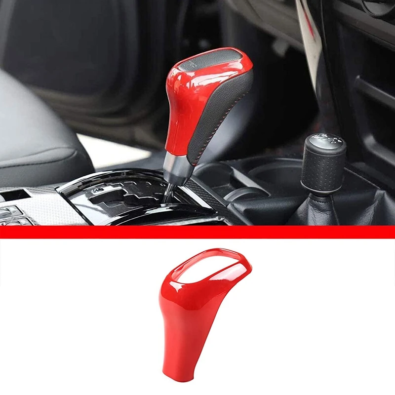 

Car Red Gear Shift Knob Cover Sticker Trim for Toyota- 2014-2021 Accessories