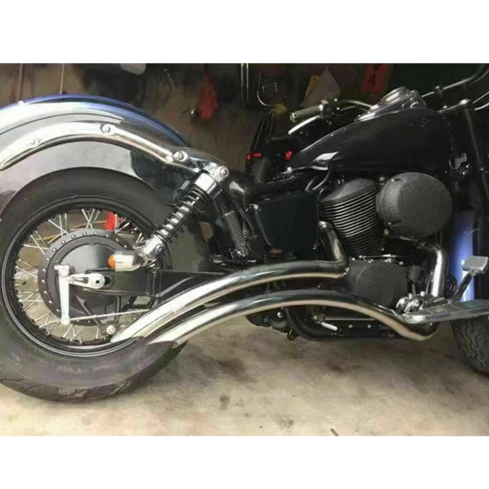 Полная выхлопная труба для Honda Shadow VT750/ Spirit 750/ Phantom VT750C VT750C2 VT750C2B VT750DC ACE750 Aero 750 |