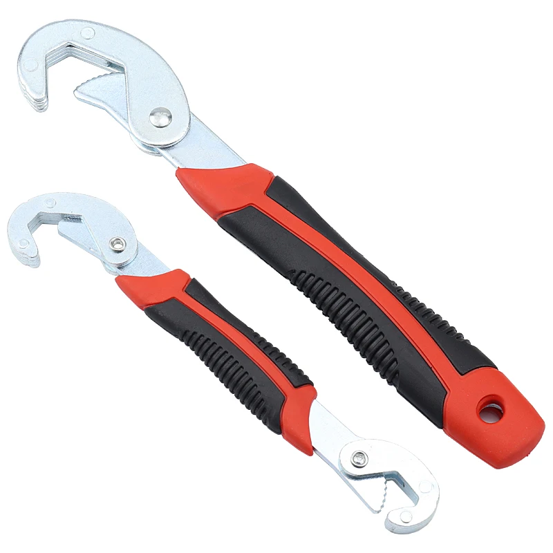 2Pcs Wrench Set YALKU волшебный разводной гаечный ключ 8-22 мм/9-45 мм реверсивный ключ гнездо универсальный ключ волшебный набор гаечных ключей ручные инструменты для ремонта - Габаритные размеры: 2Pcs Wrench Set