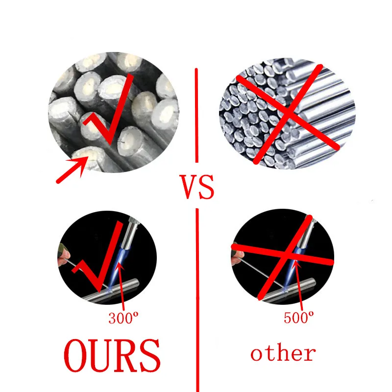 Низкая Температура легкий расплавленный Алюминий электроды для сварки баров