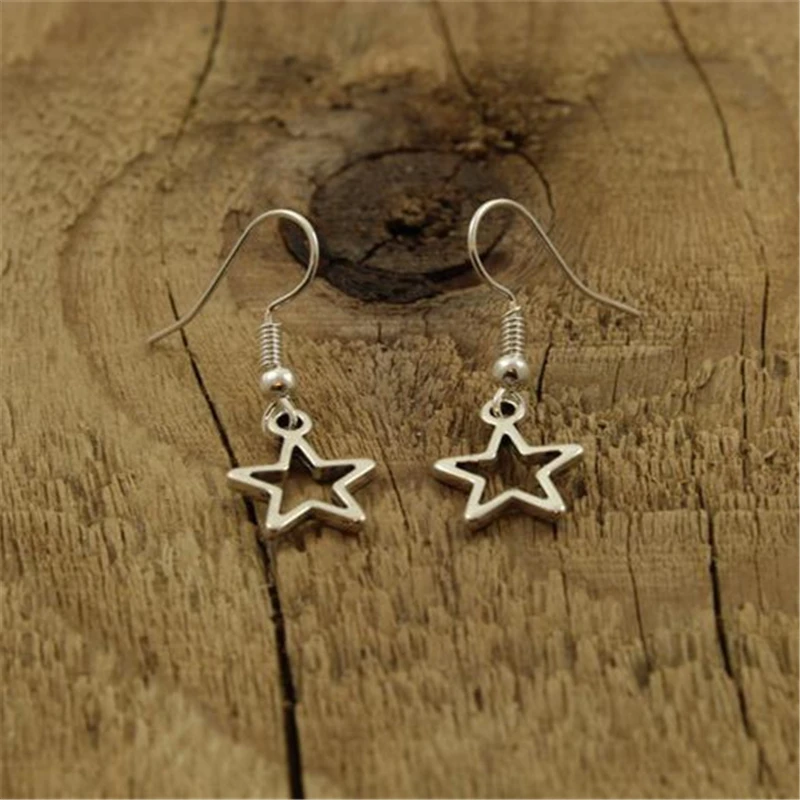 Серьги подвески со звездами серьги ювелирные украшения с маленькими подарок