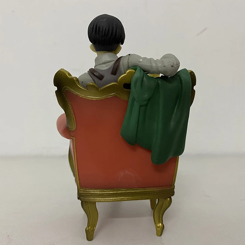 

Attack on Titan Figure Levi Rivaille Rival Ackerman on Sofa Anime Model Toys Dolls