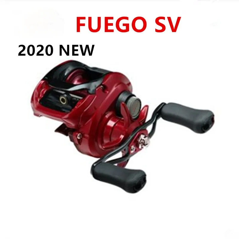 

100% Original 2020 NEW DAIWA FUEGO SV CS Low profile Baitcasting fishing reel 5+1BB weight 200g 6.3/7.3 Gear Ratio MAX DRAG 5KG