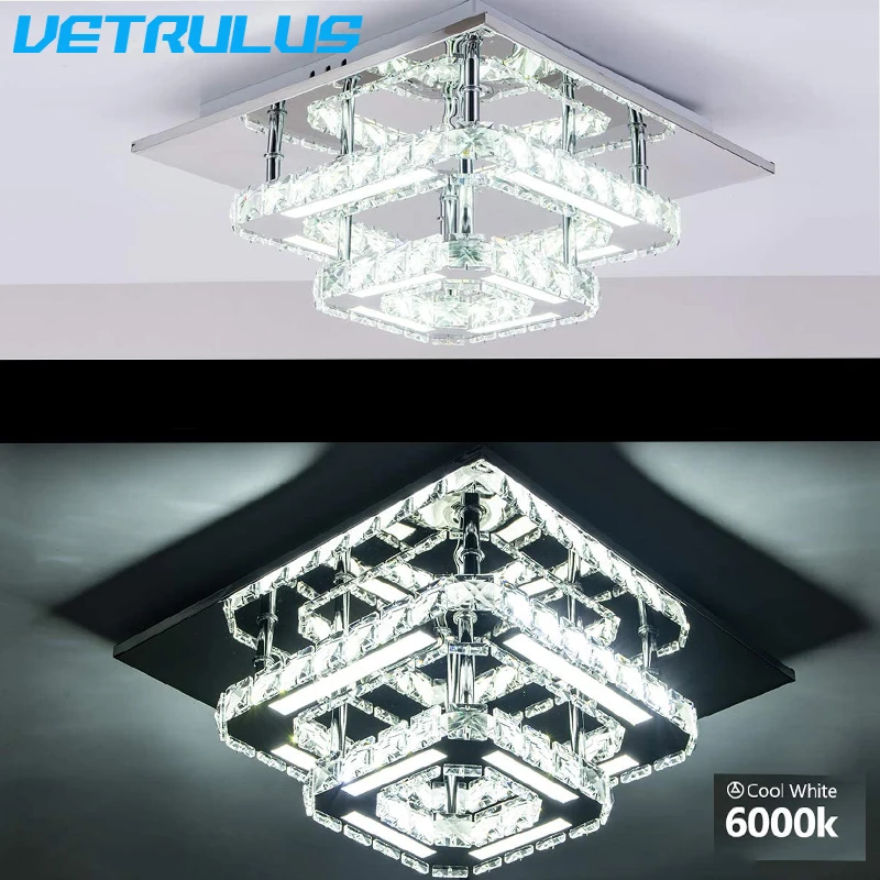 

Хрустальные потолочные люстры K9, декоративные светодиодные светильники, потолочные светильники с поверхностным креплением, осветительные...