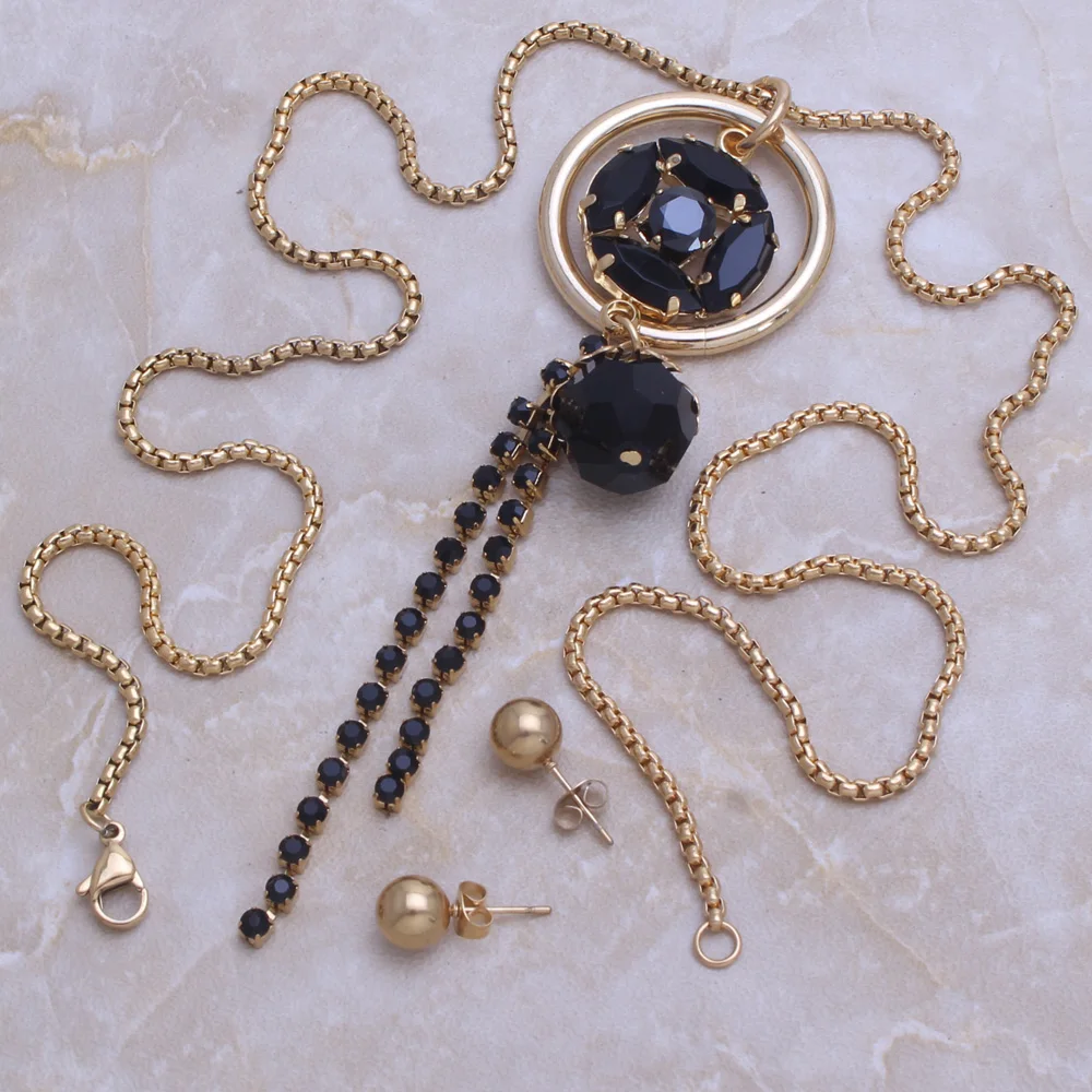 Модное кольцо из нержавеющей стали праздничная бижутерия для женщин 65 см длинная