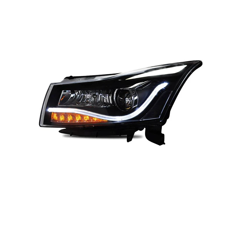 Стайлинг автомобиля для фар Chevrolet Cruze 2009-2014 Head Light Angel Eye DRL Q5 Bi Xenon H7 hid Bi-Xenon Lens Low Beam