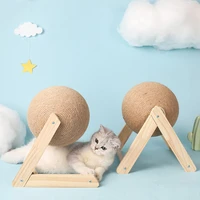 cat scratching ball toy kitten sisal rope ball board grinding paws toys cats scratcher wear resistant pet furniture supplies
