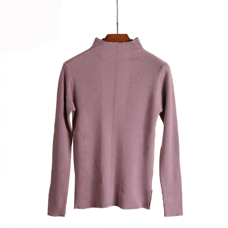 новогодний вязаный свитер женский большой размер водолазка кофта с длинным