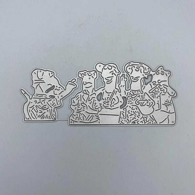 Рок Группа металлические штампы трафареты для сделай сам Скрапбукинг альбом