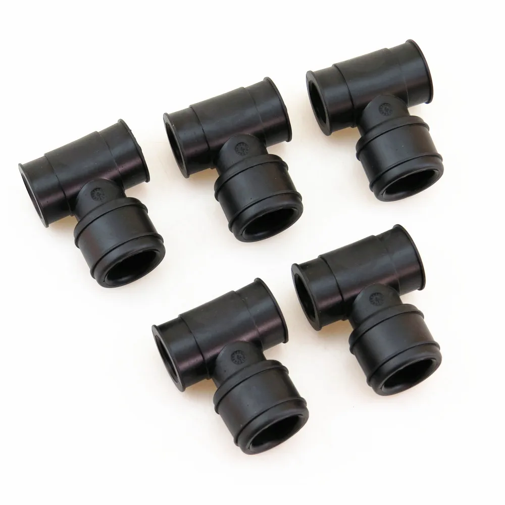 Резиновый Тройник картера двигателя TUKE Qty5 выхлопная труба для 1 8 T VW Golf MK4 Jetta Bora 4