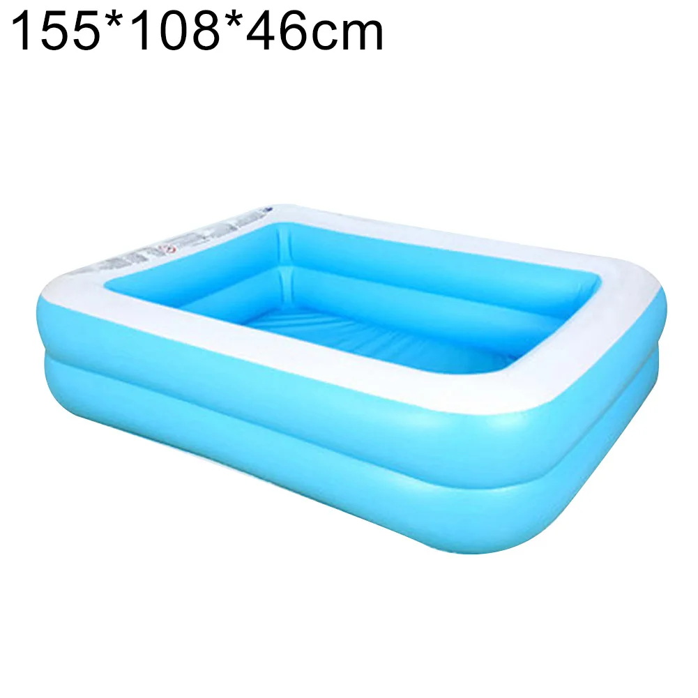 

Summer Inflatable Pool Family Kids Children Adult Play Bathtub Water Swimming Inflatable Square Kids Pool