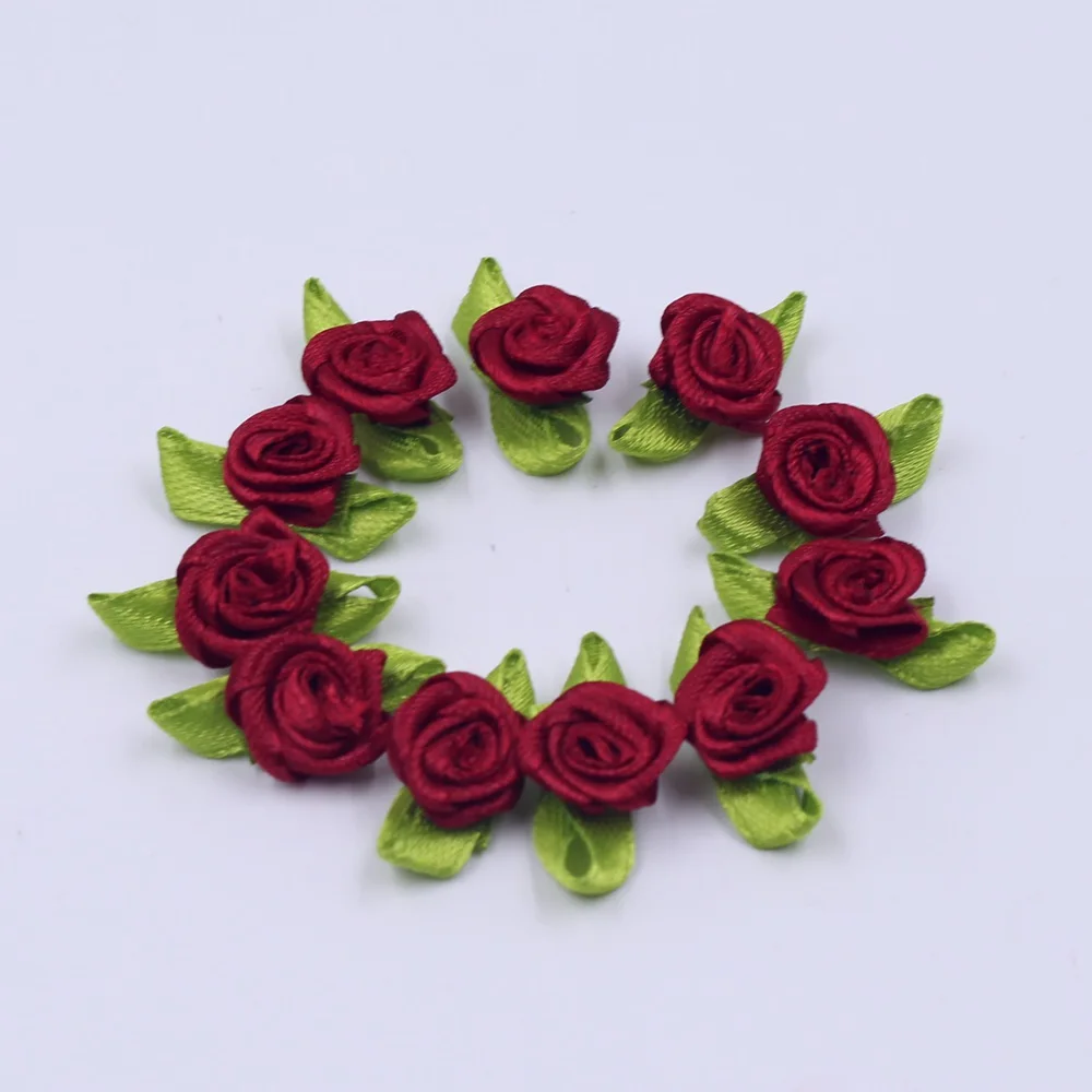 

50 шт. искусственные розы из шелка HUAYUXIANG розовые/фиолетовые