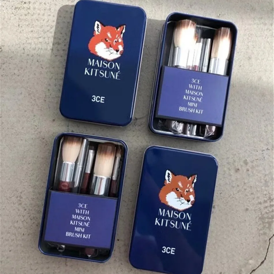 

Мешочки для косметики Fox Maison Kitsune, металлическая коробка, органайзер для ювелирных изделий, органайзер для косметики, косметичка