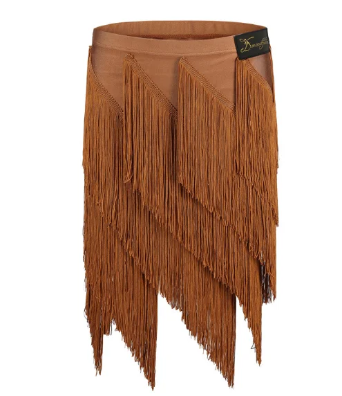 

Latin Dance Skirt Women Sexy Tassel Fringe Skirts Tango Salsa Cha Cha Rumba Samba Dancing Clothes Adults Practice Wear