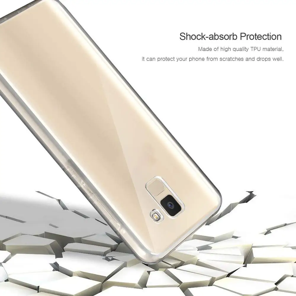 Чехол для телефона с полным покрытием на 360 градусов из мягкого ТПУ Galaxy J2 Pro J3 J4 Plus