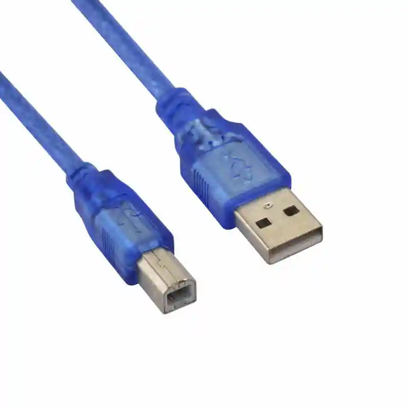 Высокоскоростной прозрачный синий usb накопитель 2 0 кабель для принтера типа A