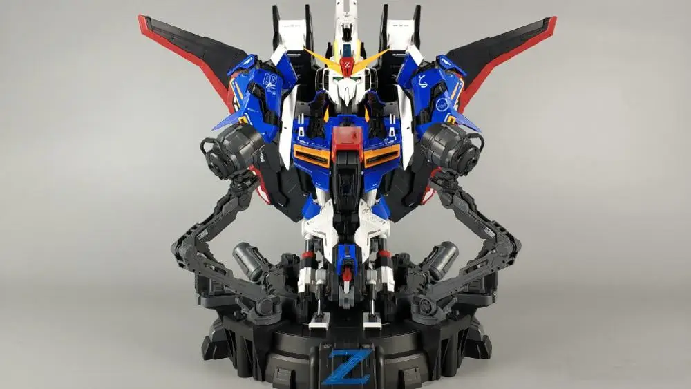 YIHUI 1/35 ZETA Z голова бюст + основной ангар светодиодный блок мобильный Костюм Аниме
