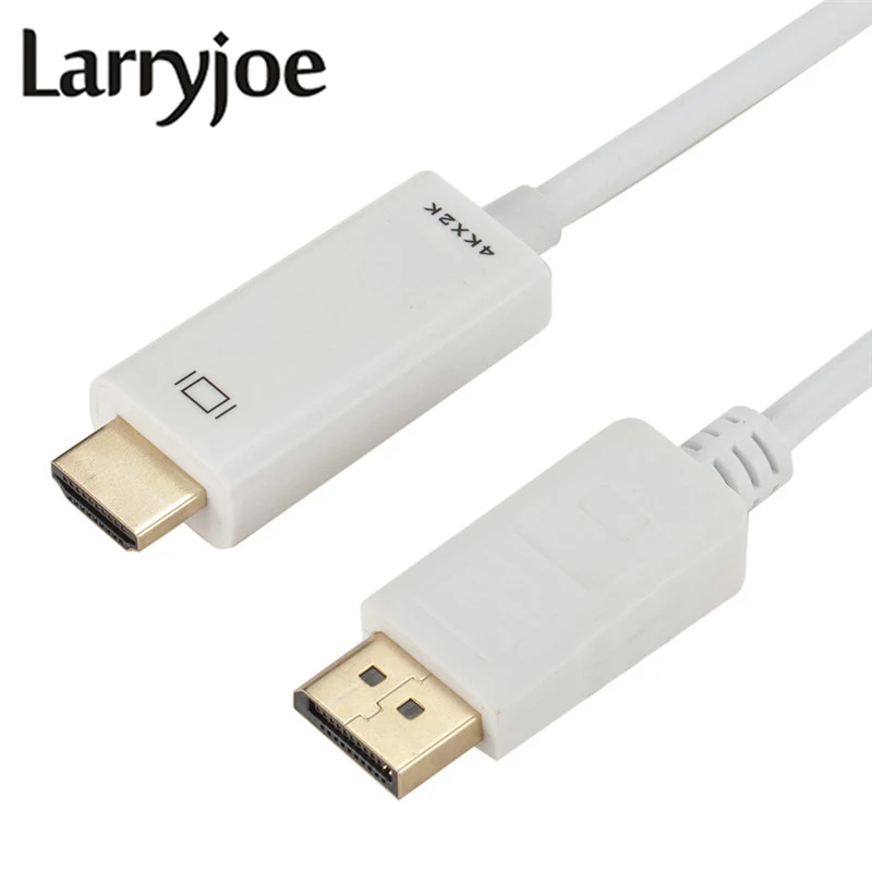 Larryjoe 4K * 2KDp в HDMI совместимая 1 8 м конверсионная линия Большой Dp совместимый 4k HD