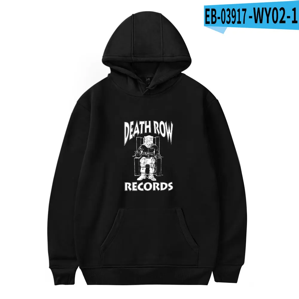 

2021 New 100% Cotton High Quality DEATH ROW Spring Autumn Boys Girls Sportwears Hoodies