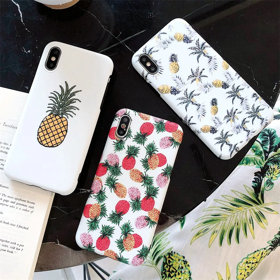 Beautiful girls Pineapple style phone cases For Apple iPhone X XS MAX 8 7 plus 6 6s Cover |