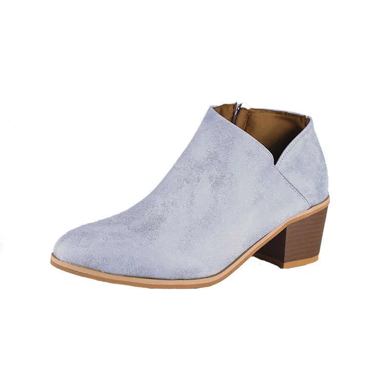 Новинка 2020 Демисезонные женские и мужские ботинки челси без шнуровки на среднем