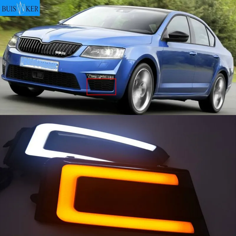 Дневные ходовые огни для Skoda Octavia RS A7 2016 2017 1 комплект | Автомобили и мотоциклы