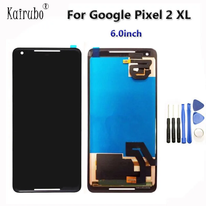 ЖК дисплей 6 0 дюйма для HTC Google Pixel 2 XL черный|Экраны мобильных телефонов| |