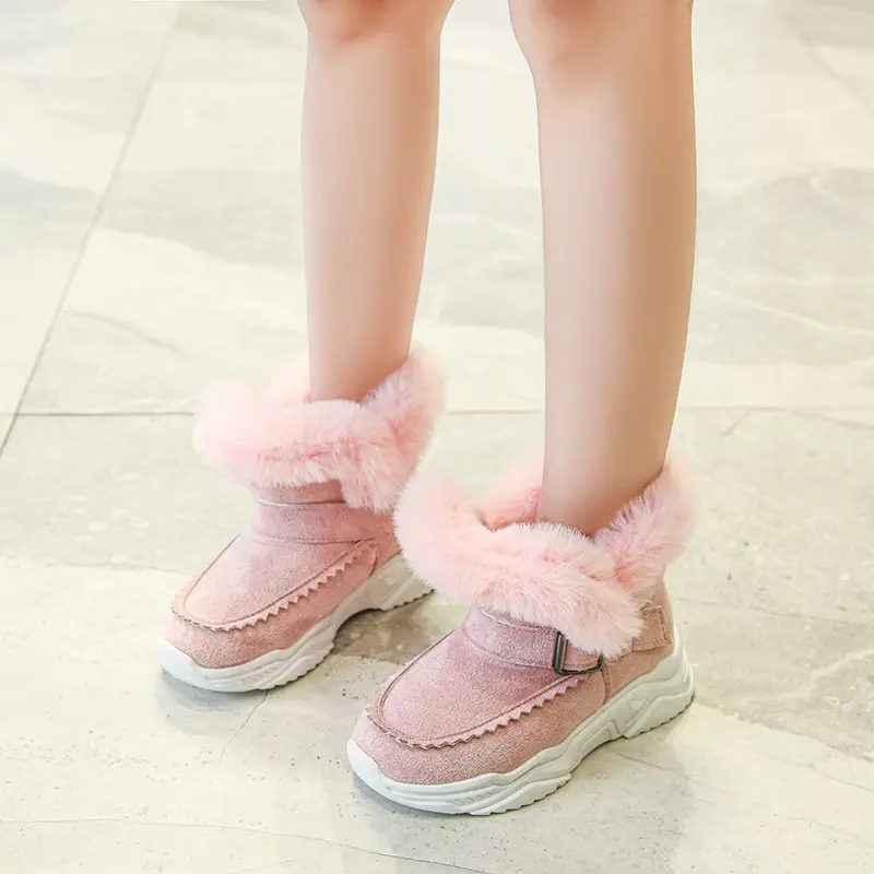 Непромокаемые сапоги Детские 2020 теплая Модная куртка на осень и зиму широкий для мальчиков из флока Теплый