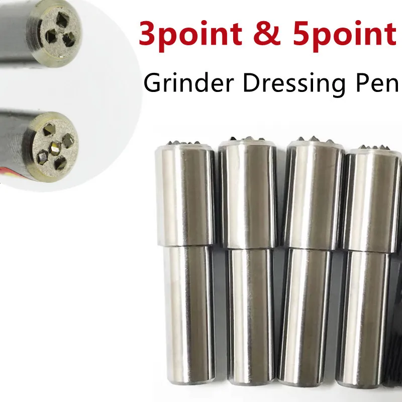 

3 point 5 diamond dresser for grinding wheel grinder stone tool Dressing Pen Tapered Tip Repair Parts Abrasive cutter sharpener