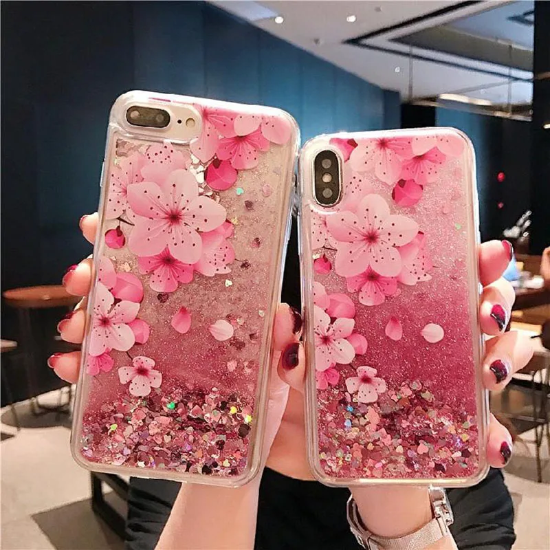 Чехол с милыми цветами для huawei P Smart 2019 Z P40 P30 P20 P10 P9 P8 Lite 2017 Plus блестящий чехол
