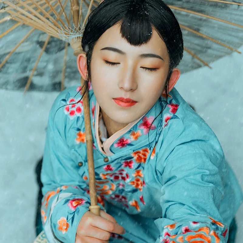 

Traditional Chinese Costume COS Ancient Chinese Woman Movie Drama Costume Embroidered Costume Drama stage performance female set