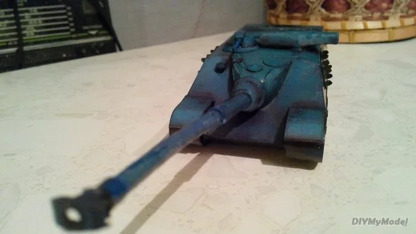 DIYMyModeI-rompecabezas de juguete hecho a mano de Francia, modelo amx50 Fuxi 155, bricolaje, manualidades de papel, regalo, accesorios de pel&iacute;cula RU (origen)-5