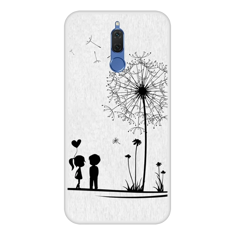 Case for Huawei Mate 10 Lite Soft Silicone TPU Chic Pattern Paint Cover Coque Mate10 10Lite Phone |