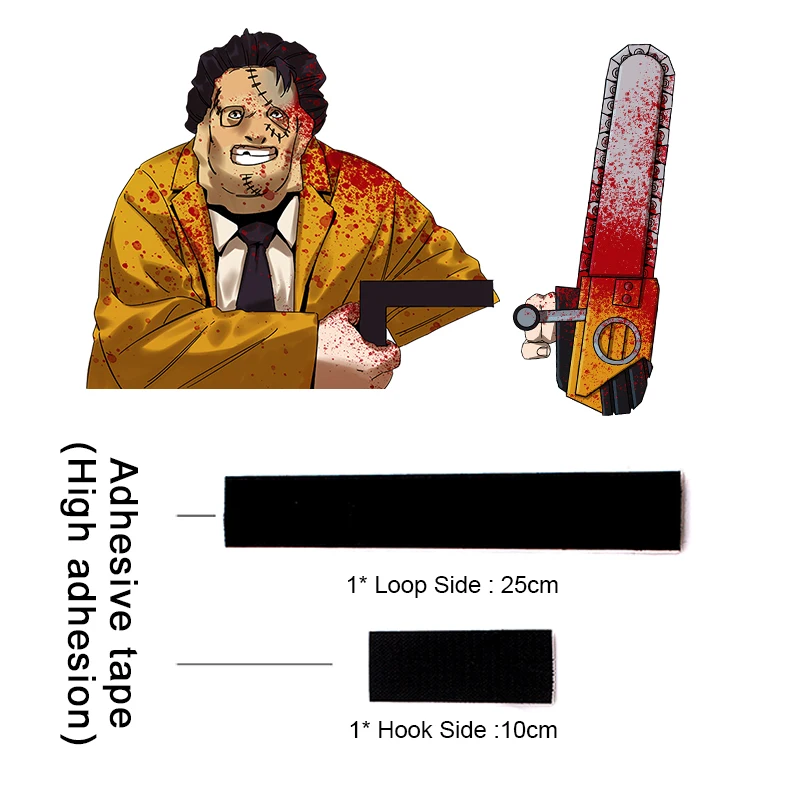 WIPERSIGNS страшные кожаные мужские развевающиеся наклейки для стеклоочистителей