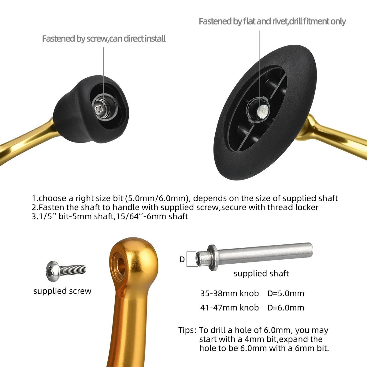 Gomexus Мощность ручка 45 мм для катушка Shimano Ручка B Stella SW катушка для удочки SALTWATER установлен непосредственно