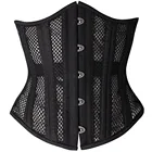 Сталь костей Обувь с дышащей сеткой Готический корсет Для женщин сексуальный корсет утягивающий корсет формирователь размера плюс бельё корсет
