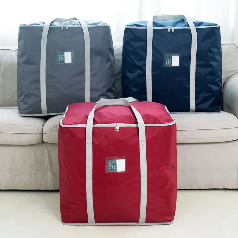 

2022 New Waterproof Foldable Travel Bags Large Capacity Pouch Luggage Women Men Travel Bags Quilt Cabinet Storage Bags
