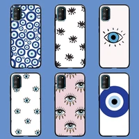 fashion evil eye phone case for samsung a10 a12 a02 a20e m30 a31 a40 a50 s a52 a51 a70 a71 a80 cover fundas coque