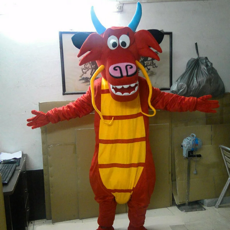 

Dragon Mascot Costume Set Party Role Playing Fancy Dress Costume Advertising Promotion Carnival Halloween Christmas Adult Parade