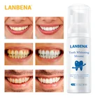 Зубная паста LANBENA для отбеливания зубов, зубная паста для гигиены полости рта, удаление пятен, зубной налет, инструмент для чистки зубов, новая версия