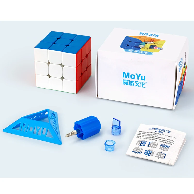 Moyu RS3M maglev 3x3, Cubo de velocidad m&aacute;gica, MF8900, juguetes educativos-5