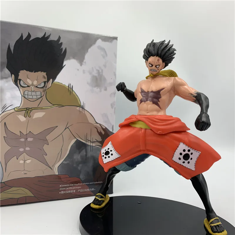Новый Samurai Luffy Gear 4 Haki VS Kaido боевой Ver. ПВХ фигурки героев Zoro Коллекционная модель 18