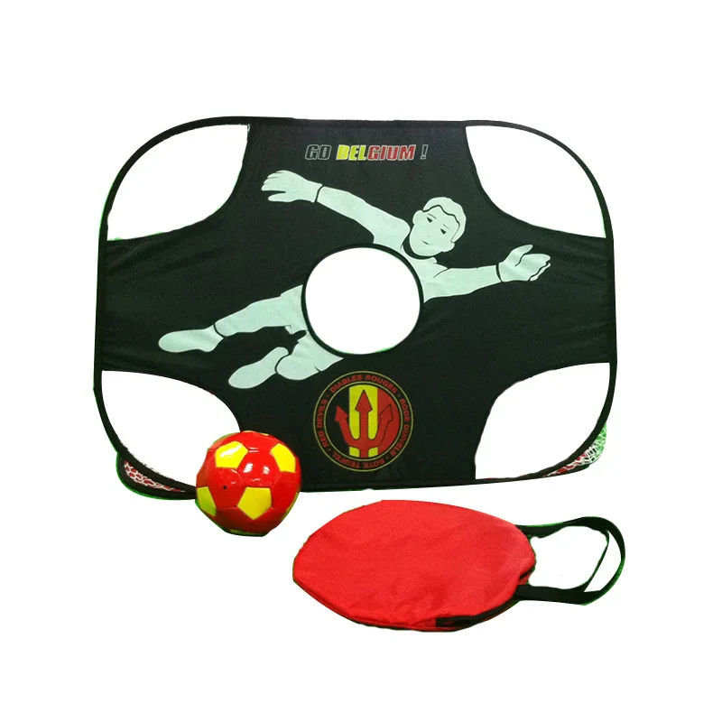 2 стороны использовать складные детские футбольные ворота двери набор